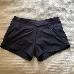 Lululemon Speed Up Navy Shorts